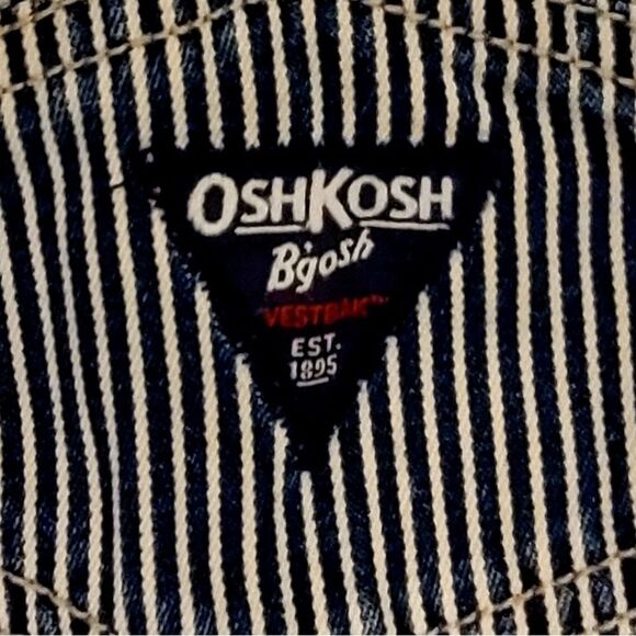Oshkosh B'gosh Baby Boy Vestbak Bib Overalls- 18 months - Picture 6 of 10